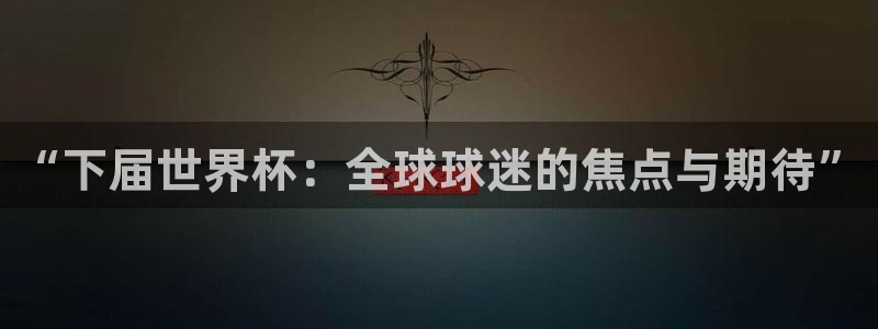 世界杯欧洲区赛程：“下届世界杯：全球球迷的焦点与期待”