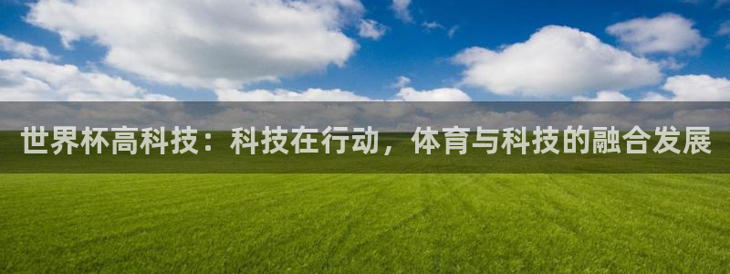 2026年世界杯直播平台：世界杯高科技：科技在行动，体育与科技的融合发展