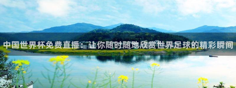 世界杯对阵图2026：中国世界杯免费直播：让你随时随地欣赏世界足球的精彩瞬间